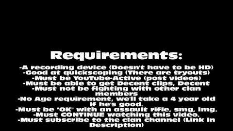 MW3 PS3 Sniping Clan Recruitment