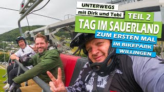Tag im Sauerland Teil 2 - Zum ersten Mal im Bikepark Willingen | Enduro MTB | 23.07.2023