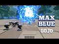 Cursed arena gojo  max blue boss drop 8  roblox