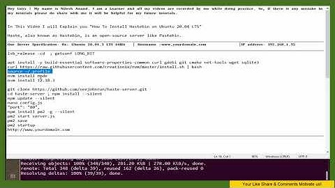 How To Install Hastebin on Ubuntu 20.04 LTS
