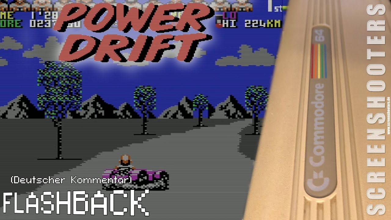 Flashback - Power Drift (1989) - Commodore 64 (deutsch) - YouTube