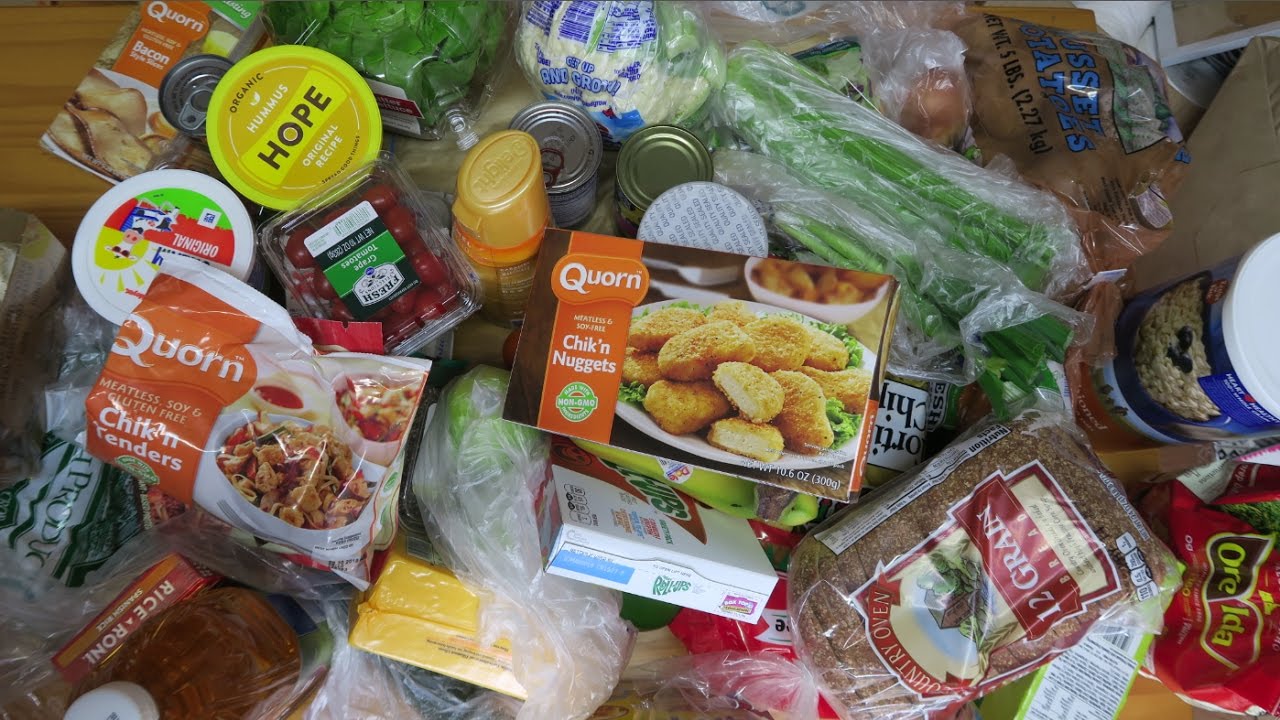 Vegetarian Grocery Haul / 9 meals under $100!! using Online Grocery
