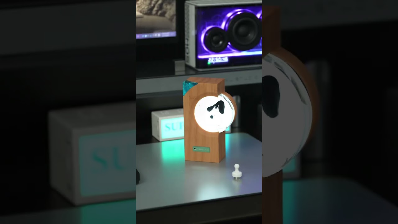 Magnetic Fluid Speaker! 🔍Code: dty8377 get it for $0 on TEMU 