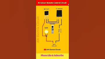 IR Sensor Remote Control Circuit| #circuit #connection #electronic #electrical #electricalprojects