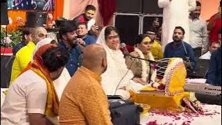 B Praak & Afsana Khan with Poonam Didi - Sankirtan at B Praak Home | Radhe Radhe 🙏 #bpraak #radhe