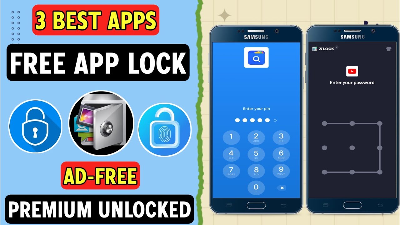 3 Best FREE App Lock Apps For Android