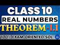 Class 10 Maths - Chapter 1 | Real Numbers | Theorem 1.1 Explained