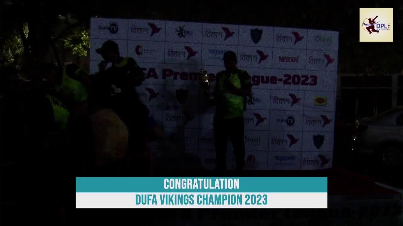 DPL TOURNAMENT 2023 FINAL MATCH DUFA GLADIATORS VS DUFA VIKINGS YouTube
