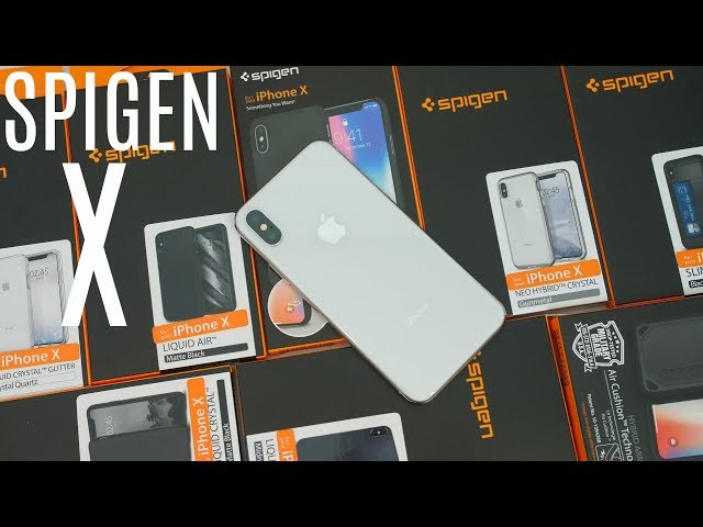 Complete Spigen iPhone X Case Lineup!