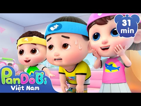Tập thể dục buổi sáng | Head shoulders knees and toes | Nhạc thiếu nhi vui nhộn | Super Pandobi
