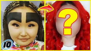 Influencer Famous For Huge Eyebrows Reveals Makeup Free Face