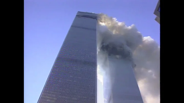 N.J. Burkett reporting as Twin Towers begin to col...