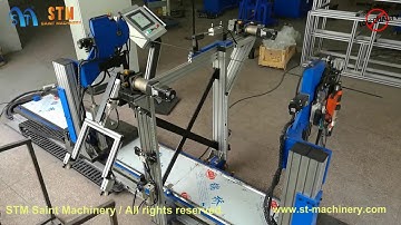 STM CNC oil tube bending machine, auto loading brake line bender, double head bending