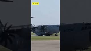 A400M Atlas Modern Heavy Cargo Landing ✈️ #aircraft #airplane #aviation #iafplane #automobile