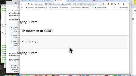กำหนดค่า Allowed Address Pairs