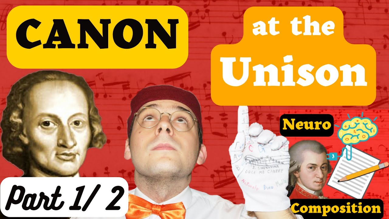 Counterpoint Canon Example How to write a CANON at the UNISON p.1 #canons #counterpoint - YouTube