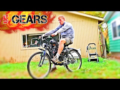 Homemade shifter-motorized bike!