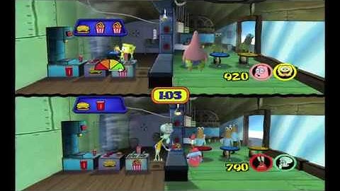 Spongebob Lights Camera Pants - Order Up Gameplay