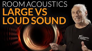 Large VS Loud Sound - www.AcousticFields.com