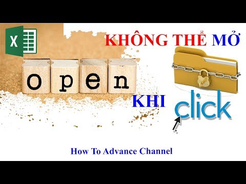 #1 Cách Sửa Lỗi Excel Không Mở Được File  Khi Click Chuột Mới Nhất