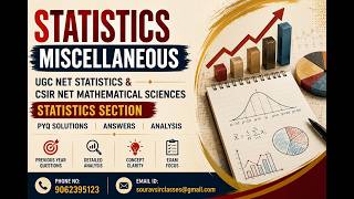 Statistical Thinking & PYQ Decode | UGC NET + CSIR NET Answers Analysis Core Idea Discussion #NET