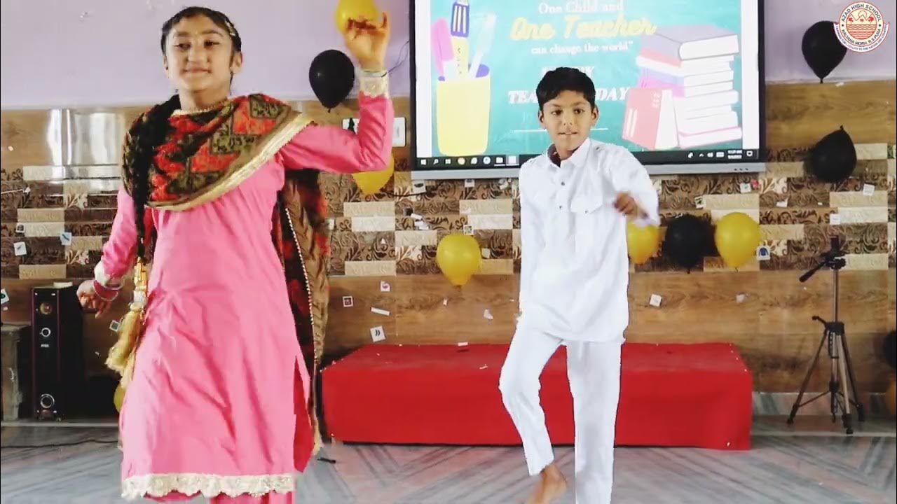 Punjabi top notch Bhangra performance on Teachers Day by 5th class boys