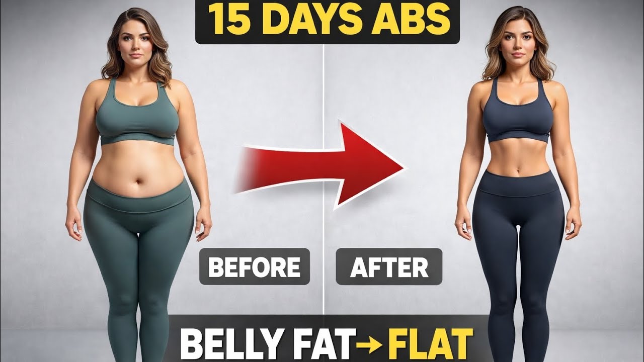 15 Days Belly Fat Loss Workout for Women | Abs & Core Burn 🔥 (Guaranteed)