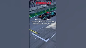 Data-driven success: Over 300 real-time data channels! 📊 #f1 #facts #shorts #trending #car
