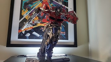 Three Zero Transformers Bumblebee Movie Deluxe Scale Optimus Prime