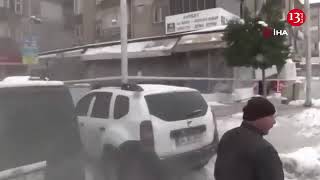 مشهد مرعب لسقوط بنايات شاهقة على المباشر في زلزال تركيا لطفك يارب