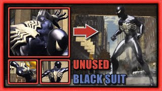 Spider-Man: Web of Shadows - Unused Beta Black Suit