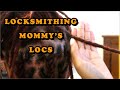 THE LOCKSMITHING METHOD FOR LOC MAINTENANCE #locsmything #locsmithing