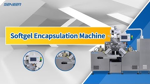 Senieer Softgel Encapsulation Machine Operation Process And Production Of Soft Gel Capsule