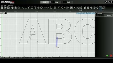 How to use the Bridge Tool with MaverickCNC CAD/CAM/CNC Software