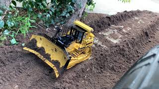 1:14 D10 Dozer Clearing Road