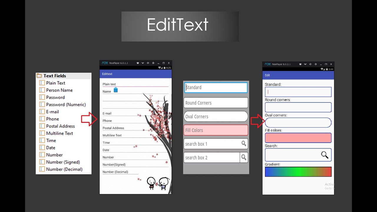 Edit text in android studio (Tamil) Part - I - YouTube