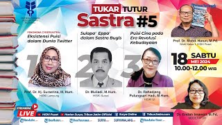 TUKAR TUTUR SASTRA #5 Bersama Himpunan Sarjana Kesusastraan Indonesia