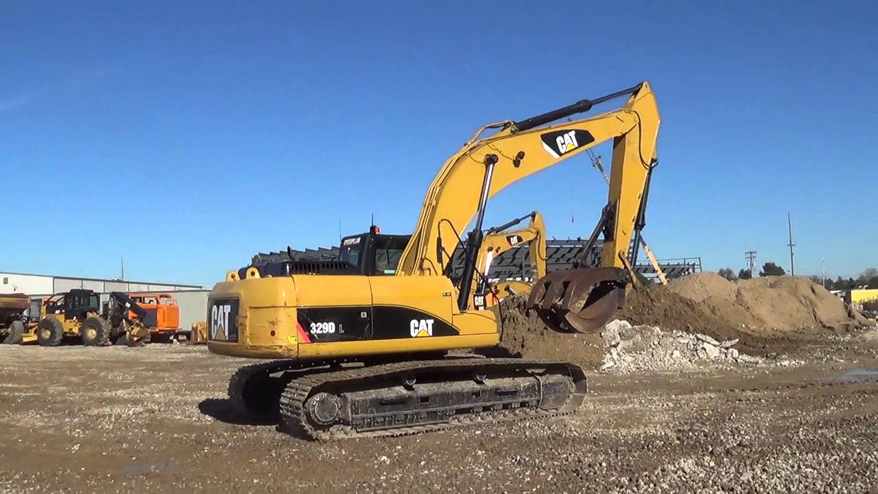 caterpillar stock price CAT 2010 329DL EXCAVATOR SN: JHJ00335