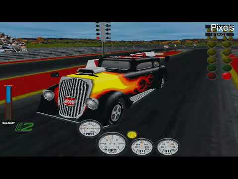 Старые компьютерные игры MS-DOS для 3dfx Voodoo: Burnout Championship Drag Racing 1998 год.