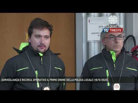 SORVEGLIANZA E RICERCA, OPERATIVO IL PRIMO DRONE DELLA POLIZIA LOCALE | 19/11/2025