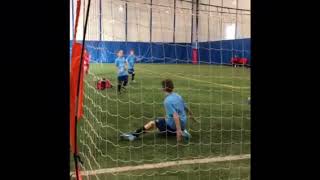 Oakville Soccer tournament- Logan got to play goalie + striker...happy kid screenshot 4