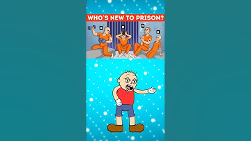 Who is new to prison? #quiz #puzzle #riddles #games #mindbendingquiz #riddlejourney #quiztime
