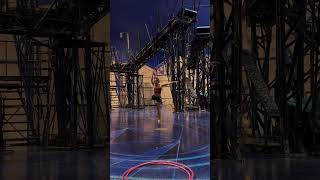 Hula hoop training onstage 💗 | Cirque du Soleil #shorts