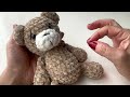 Crochet amigurumi teddy bear plushie soft toy   part 1
