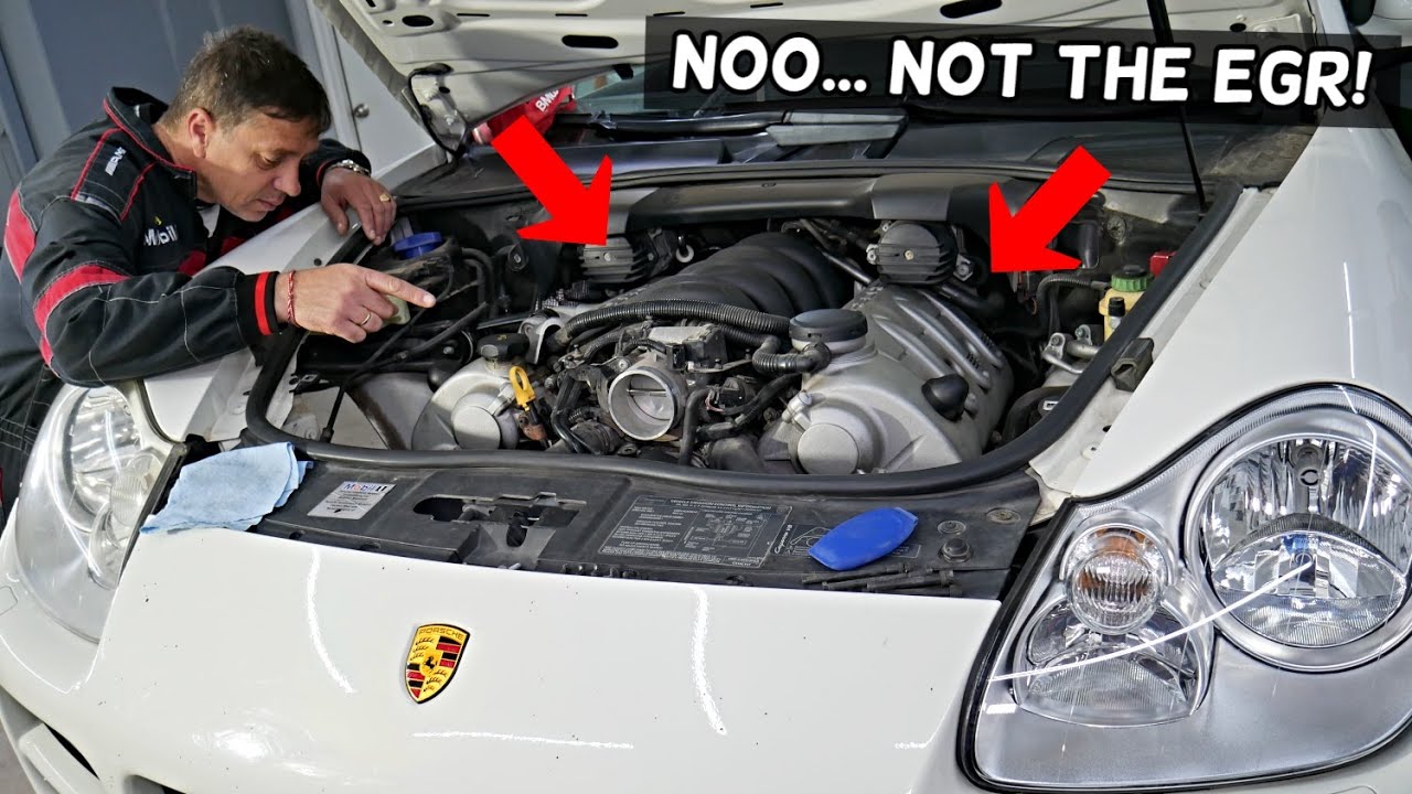 PORSCHE CAYENNE S EGR VALVE LOCATION REPLACEMENT EXPLAINED YouTube