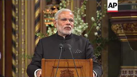 Modi addresses UK parliament