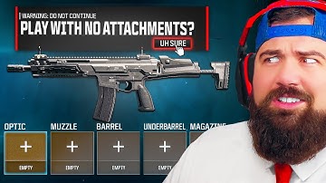 I Tried Winning with 0 ATTACHMENTS in Warzone... it RUINED me.
