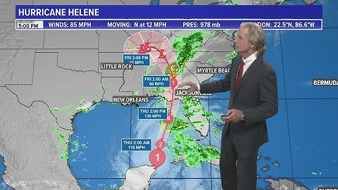 Hurricane Helene forecast to make landfall as major Category 4 storm Thursday evening