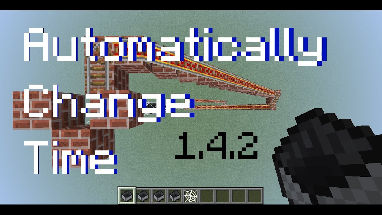 How to Automatically Change Time! - Minecraft 1.4.2 - YouTube