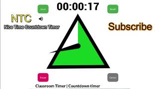 classroom countdown timer 1 minute  |  nice time stopwatch